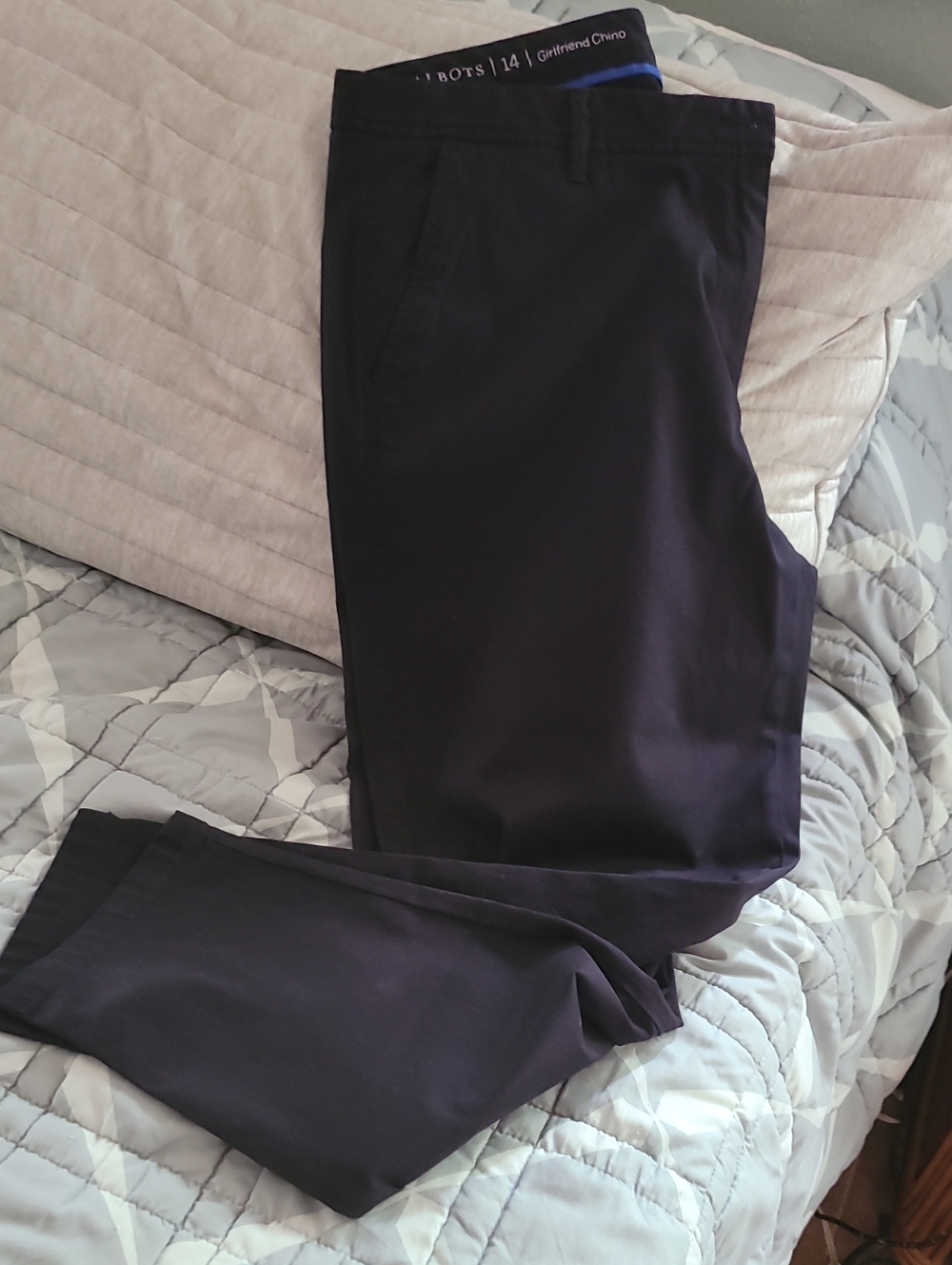 Women's Navy/black Girlfriend Chino Pants